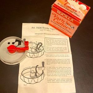 Vintage Bucilla Yarn Cutter For Latch Rugs & Pillows Original Box German made